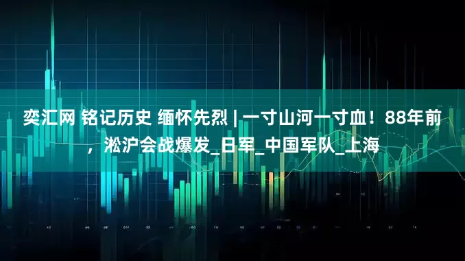奕汇网 铭记历史 缅怀先烈 | 一寸山河一寸血！88年前，淞沪会战爆发_日军_中国军队_上海